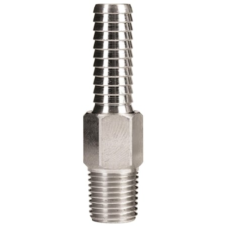 Moeller Mfg 033801-10 0.25 in. Aluminum Anti-Siphon Barb 3001.8318